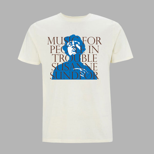 LAMENTO BLUE WHITE T-SHIRT